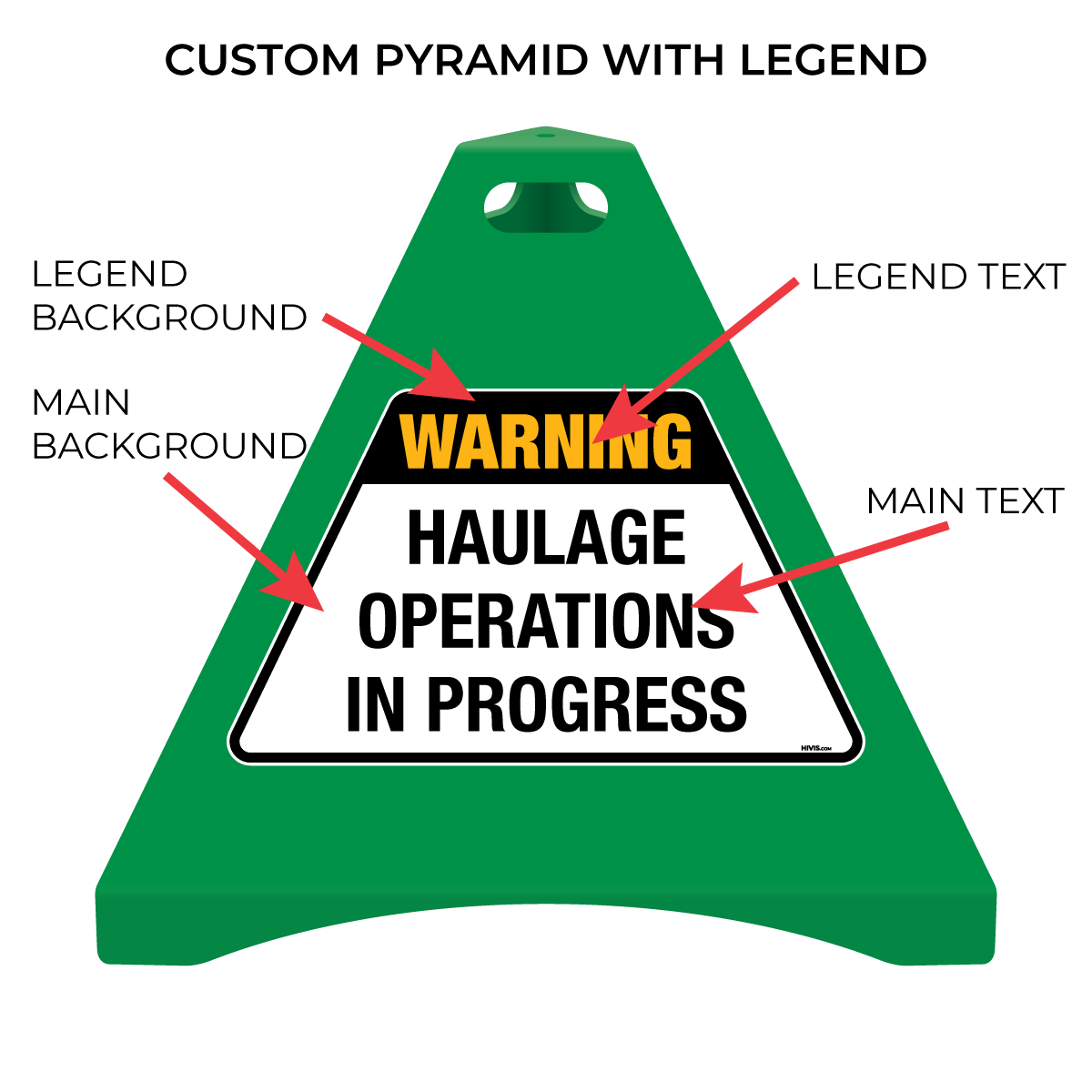 Pyramid With Custom Wording