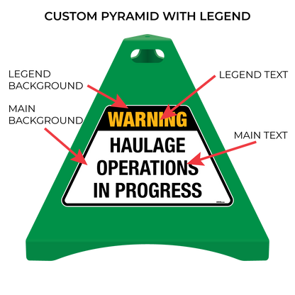 Pyramid With Custom Wording