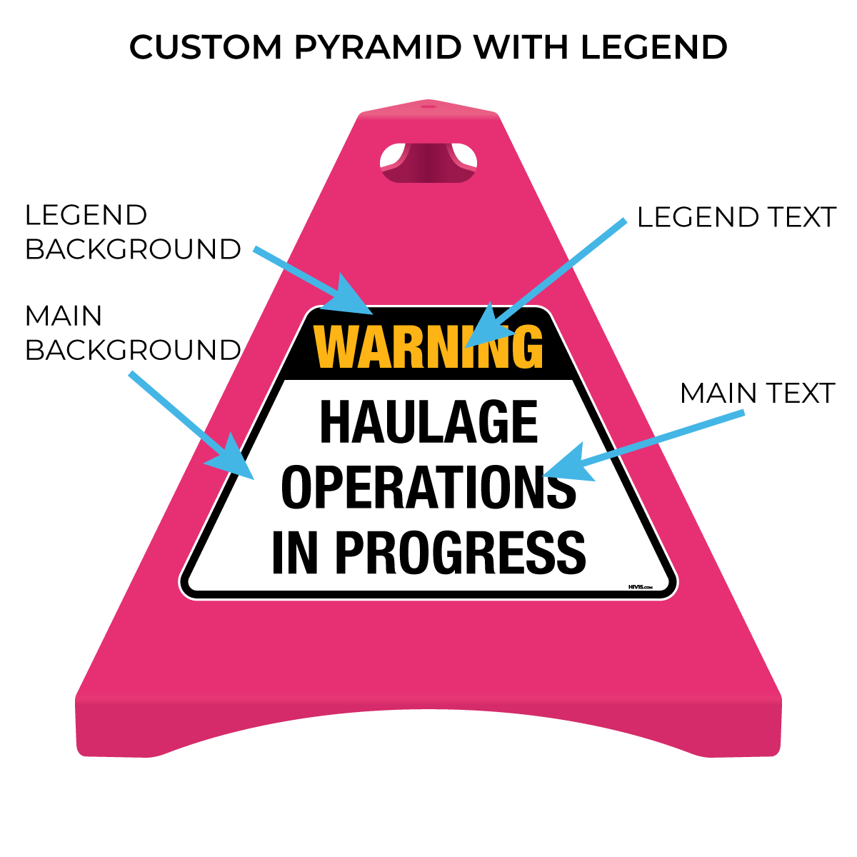 Pyramid With Custom Wording