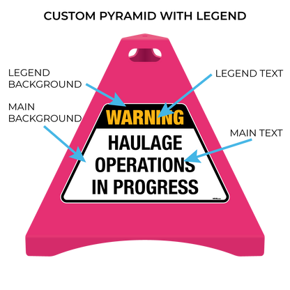 Pyramid With Custom Wording