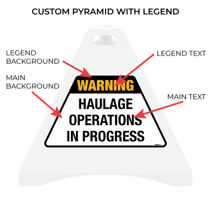 Pyramid With Custom Wording