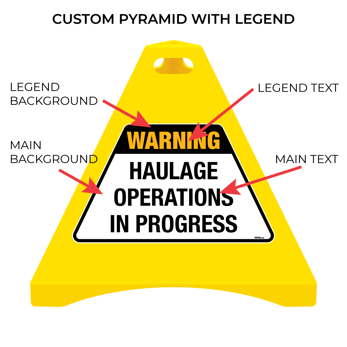 Pyramid With Custom Wording