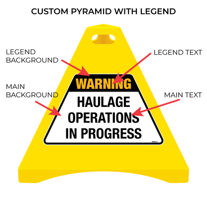 Pyramid With Custom Wording