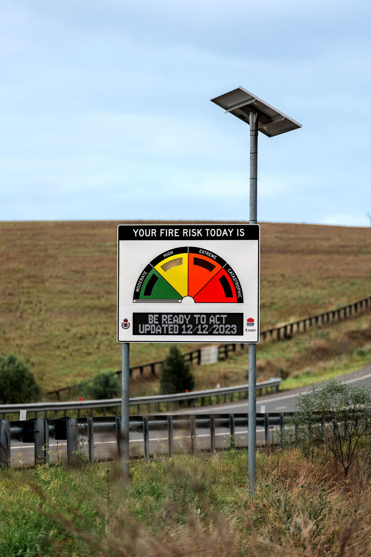 Fire Danger Rating Sign
