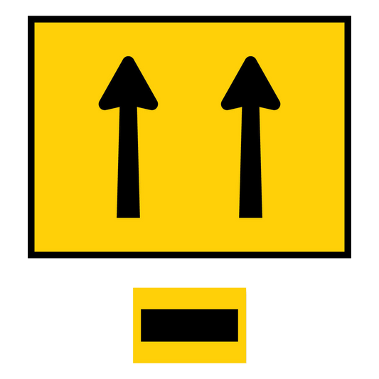 Warning: Lane Status Sign