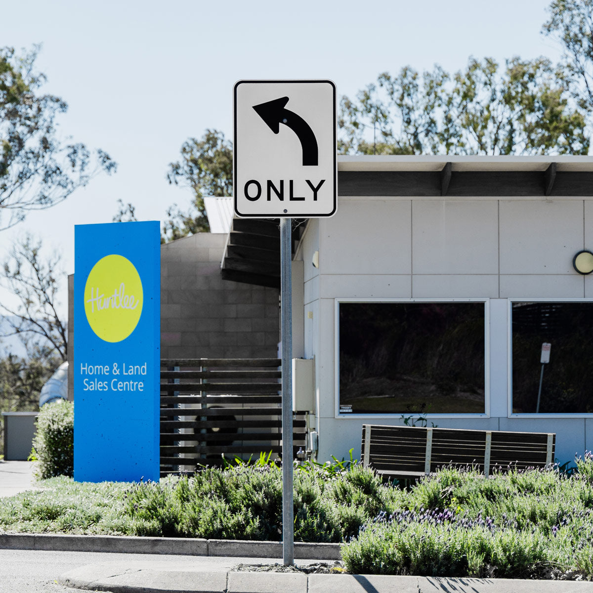 Put Only Sign Left Only Sign