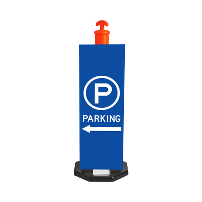 HIVIS Corflute Bollard Sign - Parking