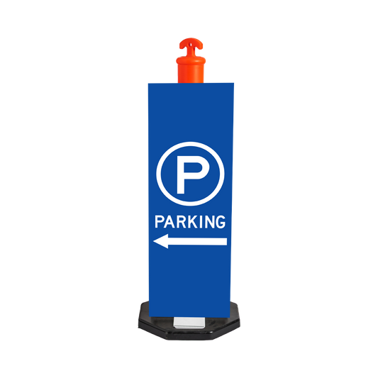 HIVIS Corflute Bollard Sign - Parking