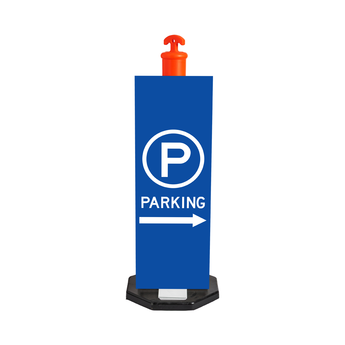 HIVIS Corflute Bollard Sign - Parking