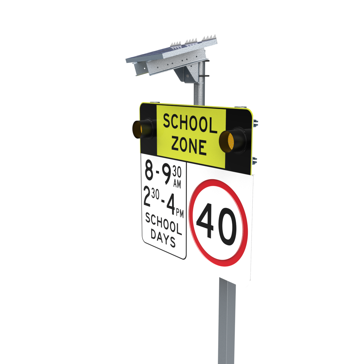 NSW LED School Zone Alert Signs – HIVIS