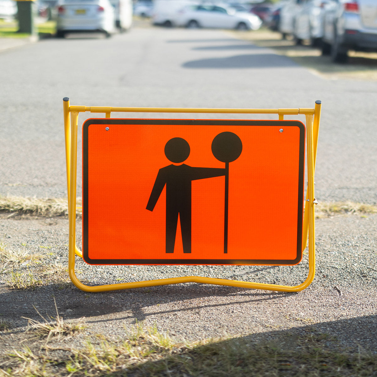 Traffic Controller Signs Rack Warning: Traffic Controller Sign