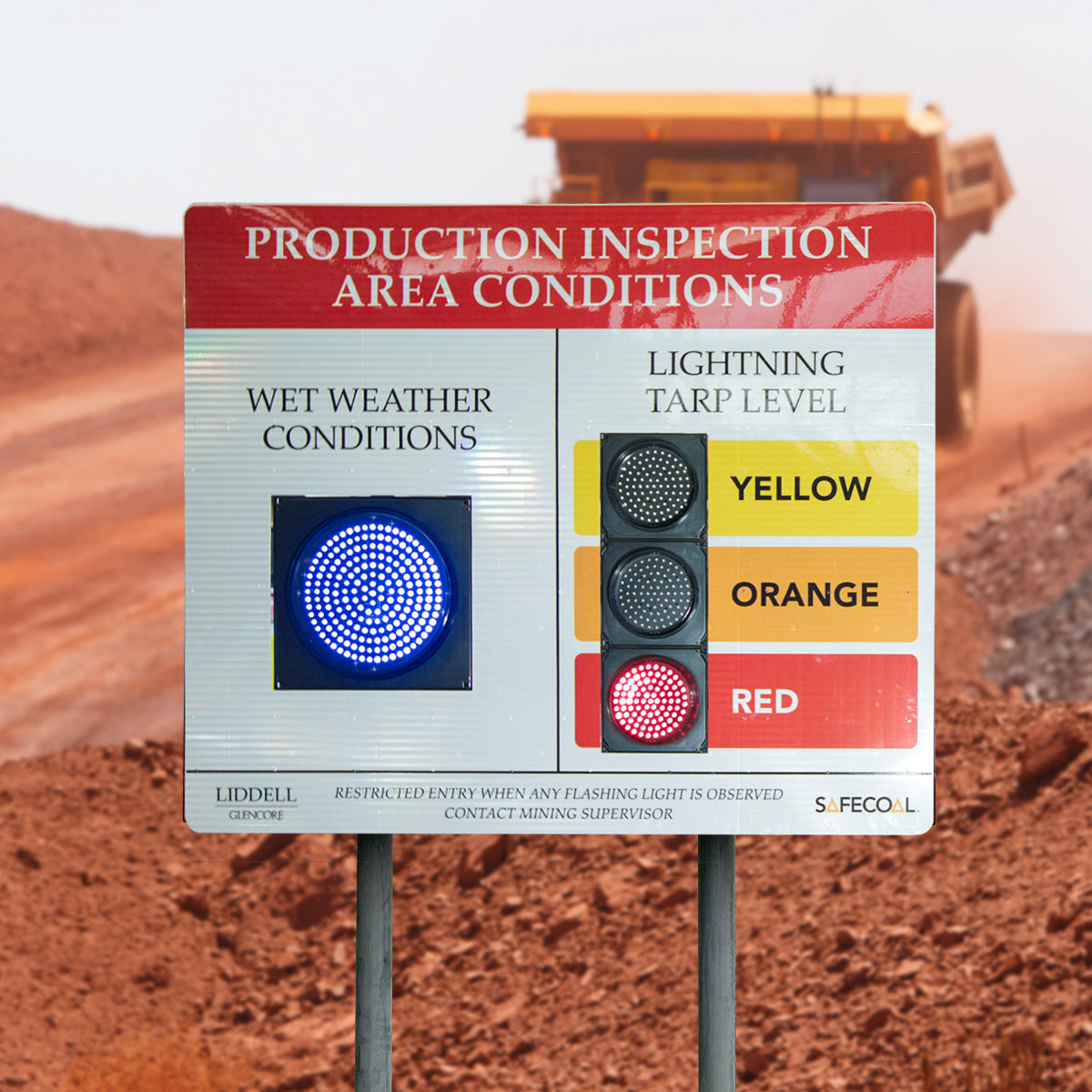 TARP (Trigger Action Response Plan) LED Sign