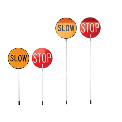 Stop/Slow Batons With Aluminium Handle