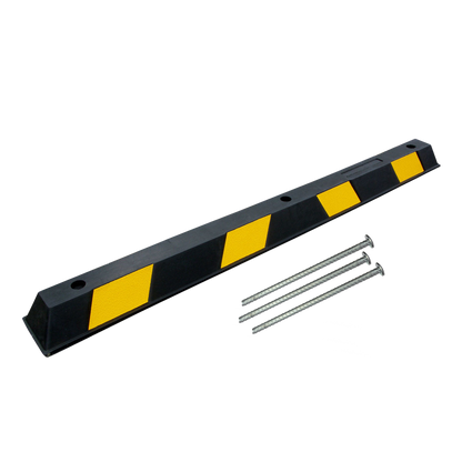 Black Rubber Wheel Stop