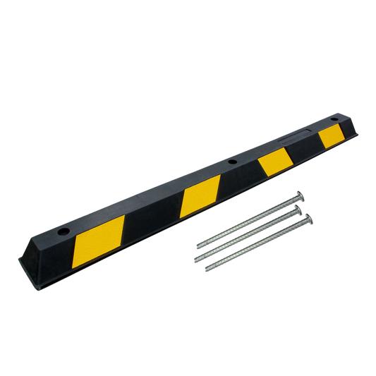 Black Rubber Wheel Stop