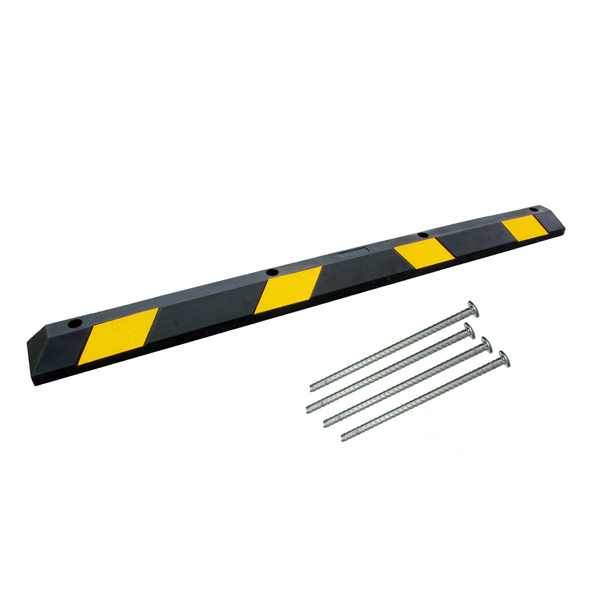 Black Rubber Wheel Stop