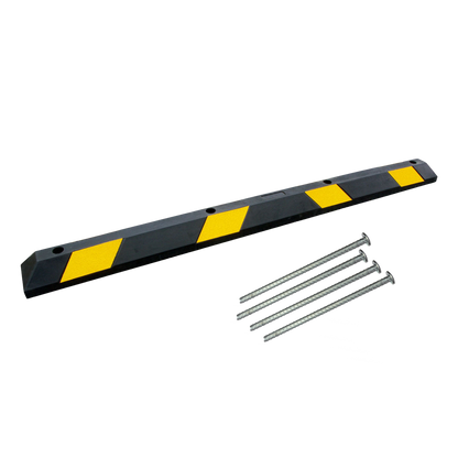 Black Rubber Wheel Stop