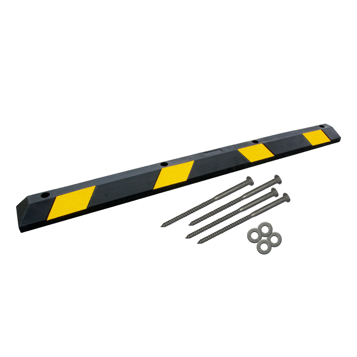 Black Rubber Wheel Stop