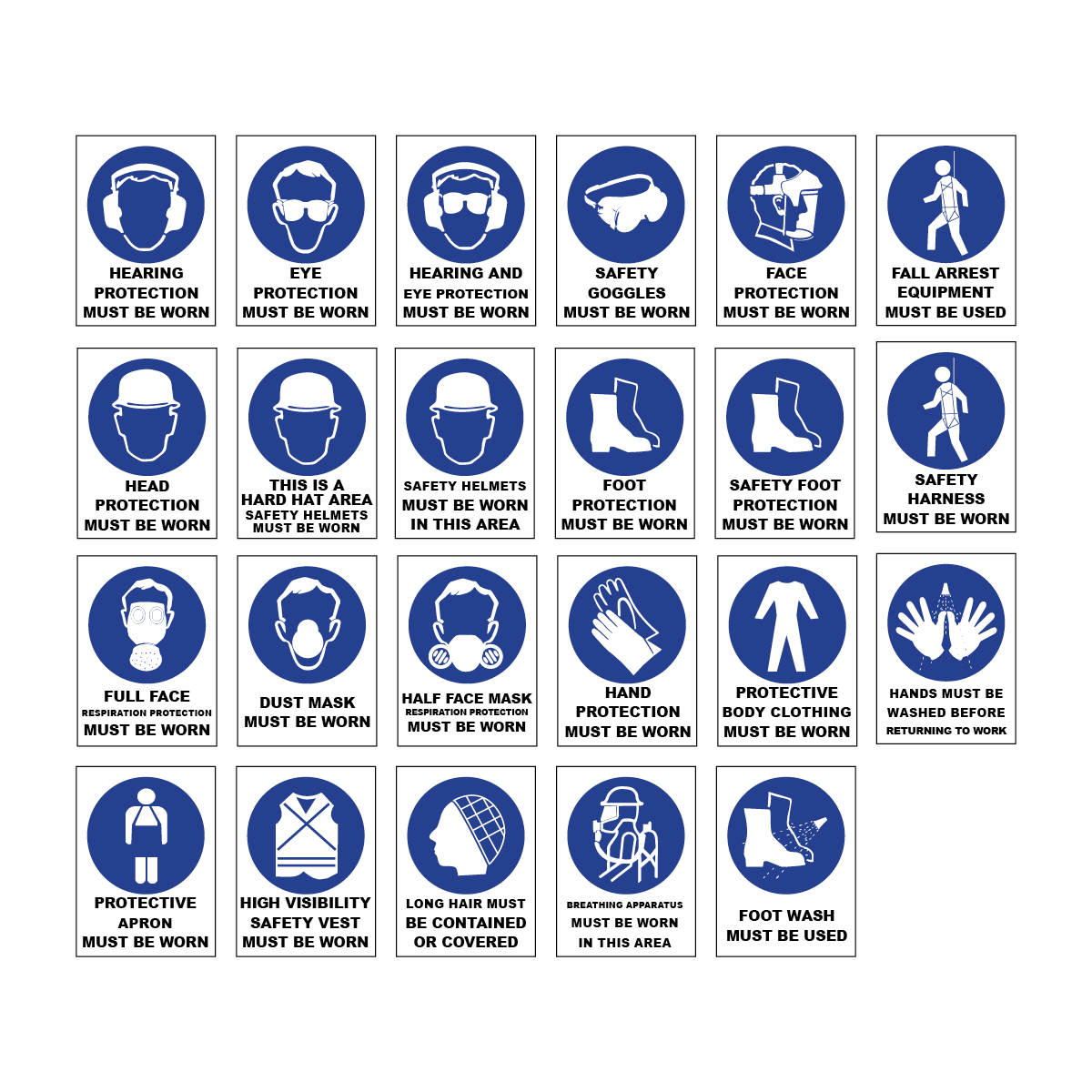 WHS Mandatory Signage