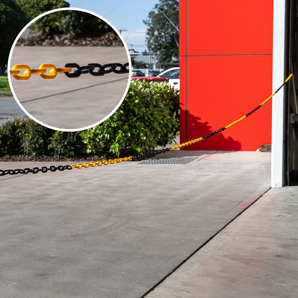 Loading Dock Barrier Chain