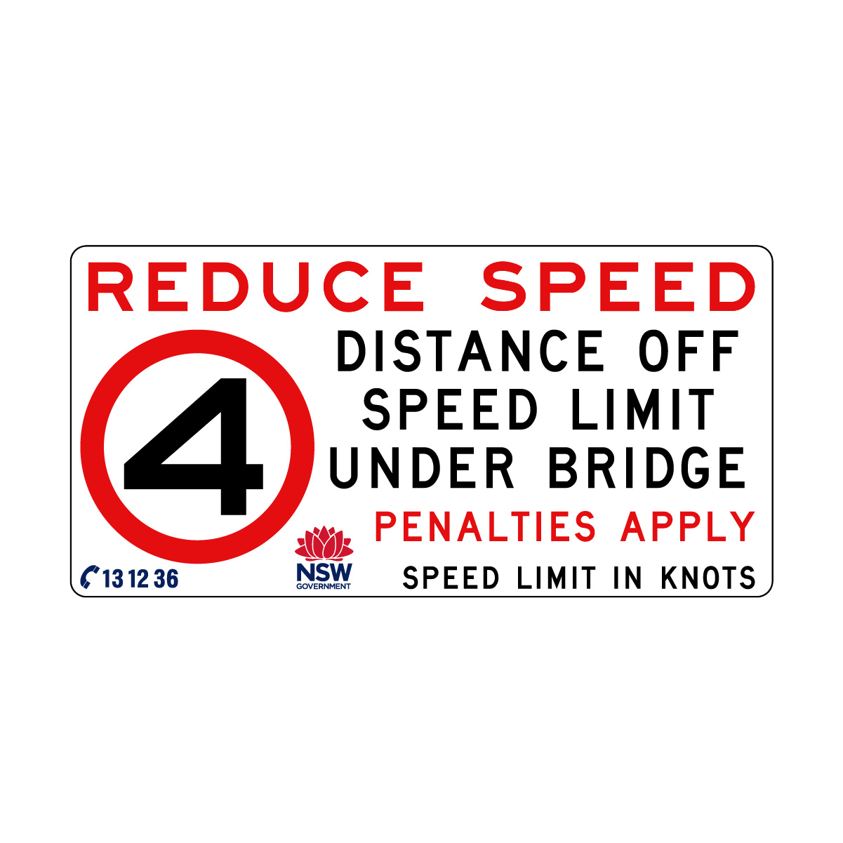 Reduce Speed Distance Off Speed Limit Under Bridge