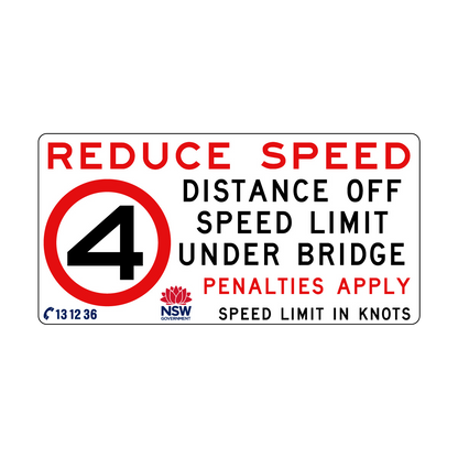 Reduce Speed Distance Off Speed Limit Under Bridge