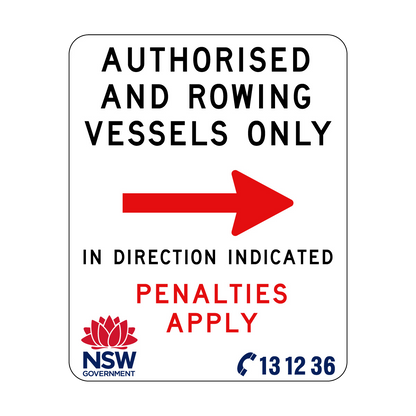 Authorised and Rowing Vessels Only