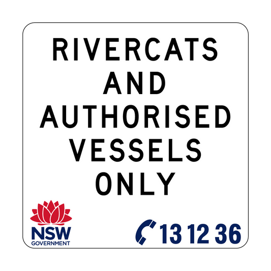 Rivercats and Authorised Vessels Only