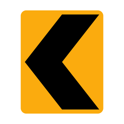 Chevron Hazard Marker - Left