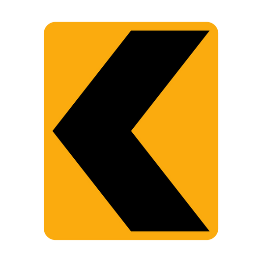 Chevron Hazard Marker - Left