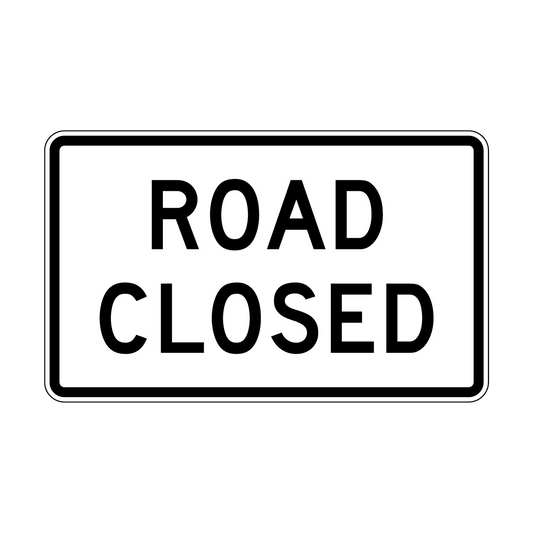 Road Closed Sign