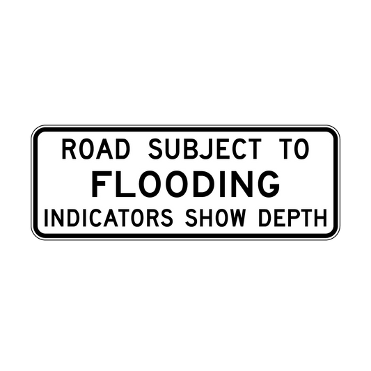 Road Subject To Flooding Sign