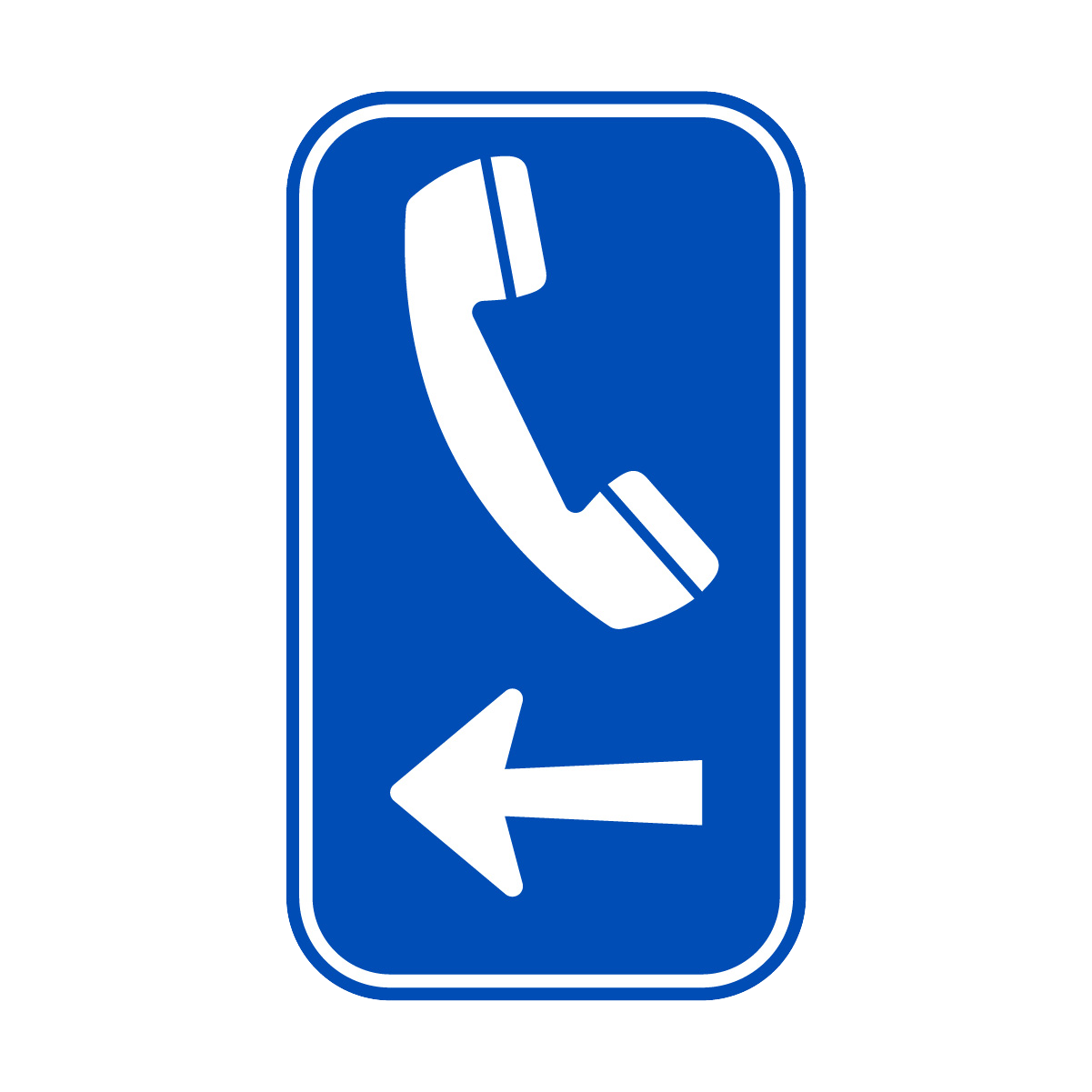 Emergency Phone Only Sign