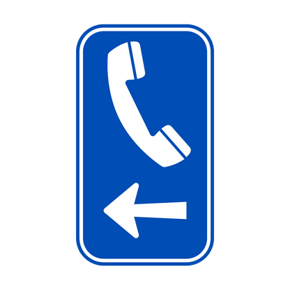 Emergency Phone Only Sign