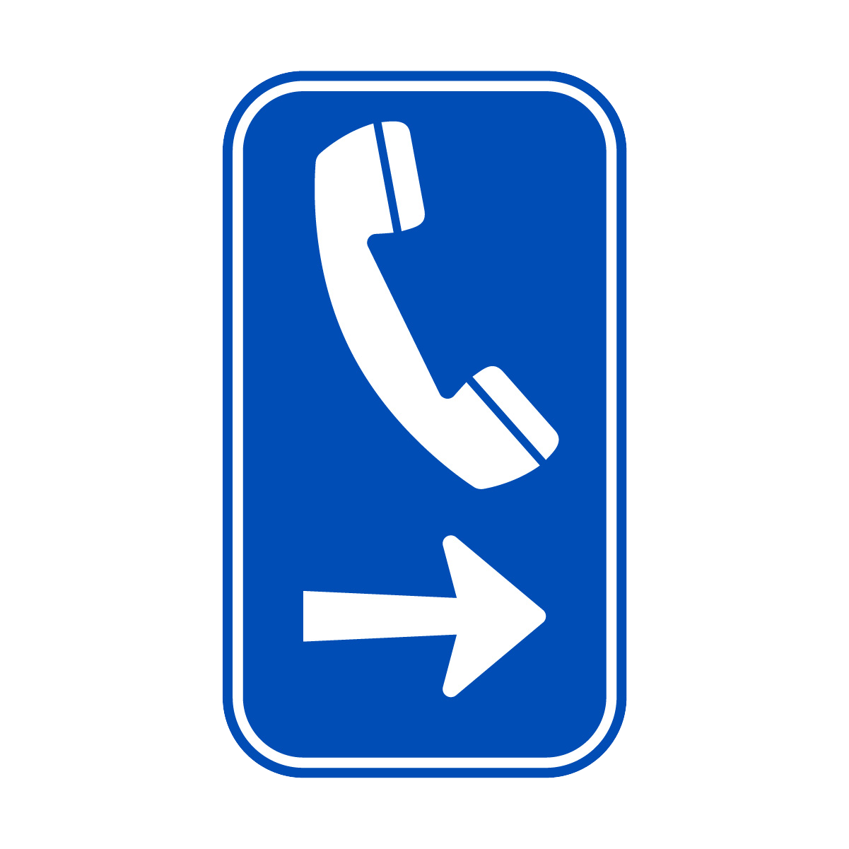 Emergency Phone Only Sign