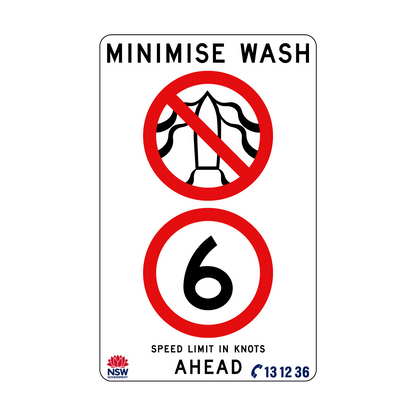 Minimise Wash Speed Limit In Knots