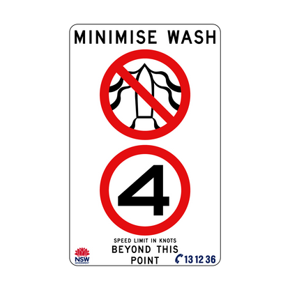 Minimise Wash Speed Limit In Knots