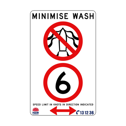 Minimise Wash Speed Limit In Knots