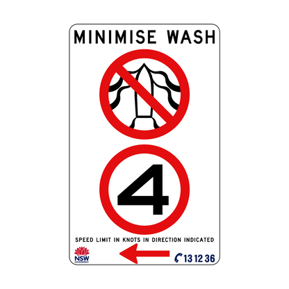 Minimise Wash Speed Limit In Knots