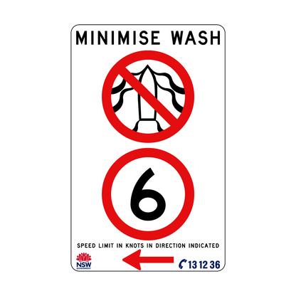 Minimise Wash Speed Limit In Knots