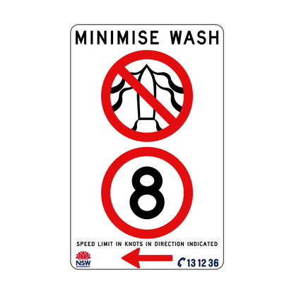 Minimise Wash Speed Limit In Knots