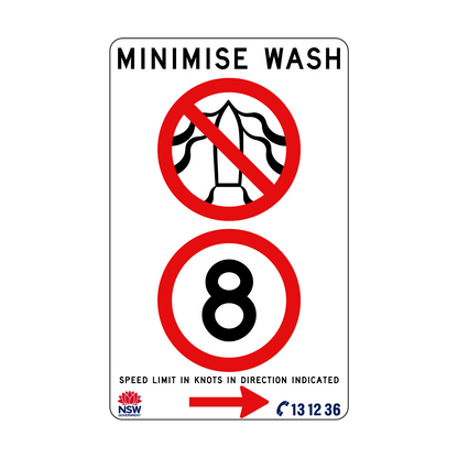 Minimise Wash Speed Limit In Knots