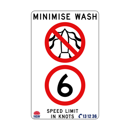 Minimise Wash Speed Limit In Knots