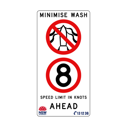 Minimise Wash Speed Limit In Knots