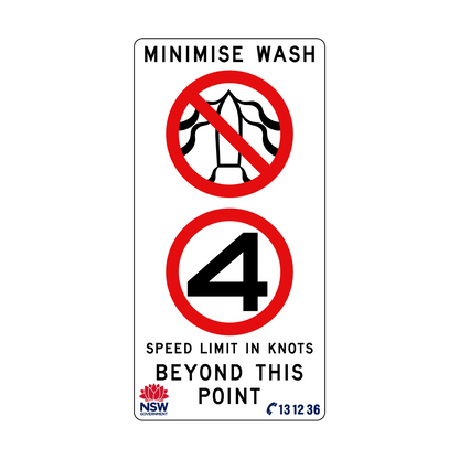 Minimise Wash Speed Limit In Knots