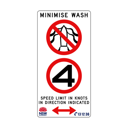 Minimise Wash Speed Limit In Knots