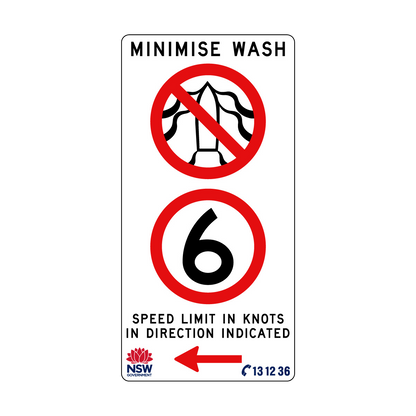 Minimise Wash Speed Limit In Knots