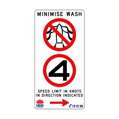 Minimise Wash Speed Limit In Knots