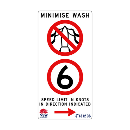 Minimise Wash Speed Limit In Knots