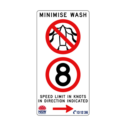 Minimise Wash Speed Limit In Knots